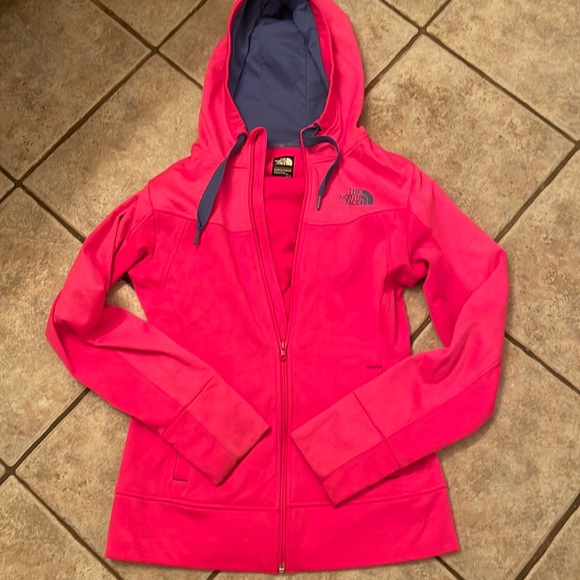 The North Face Tops - North Face pink women’s small zipper front very good condition priced to sell